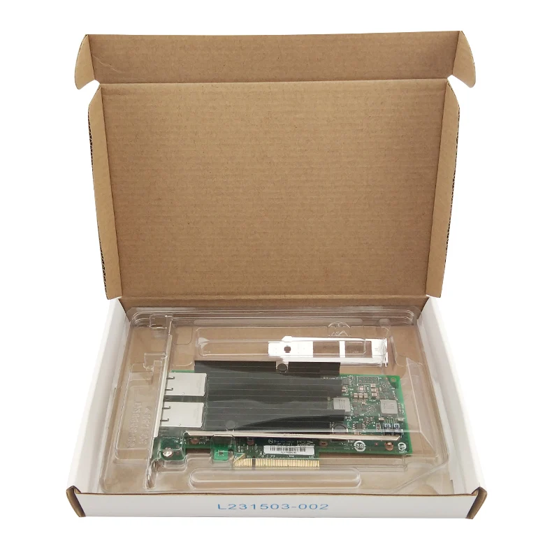 X540-T2 Intel X540 чипсет PCIe x8 двойной медный RJ45 10 Гбит/с порт Ethernet Сетевая карта совместима