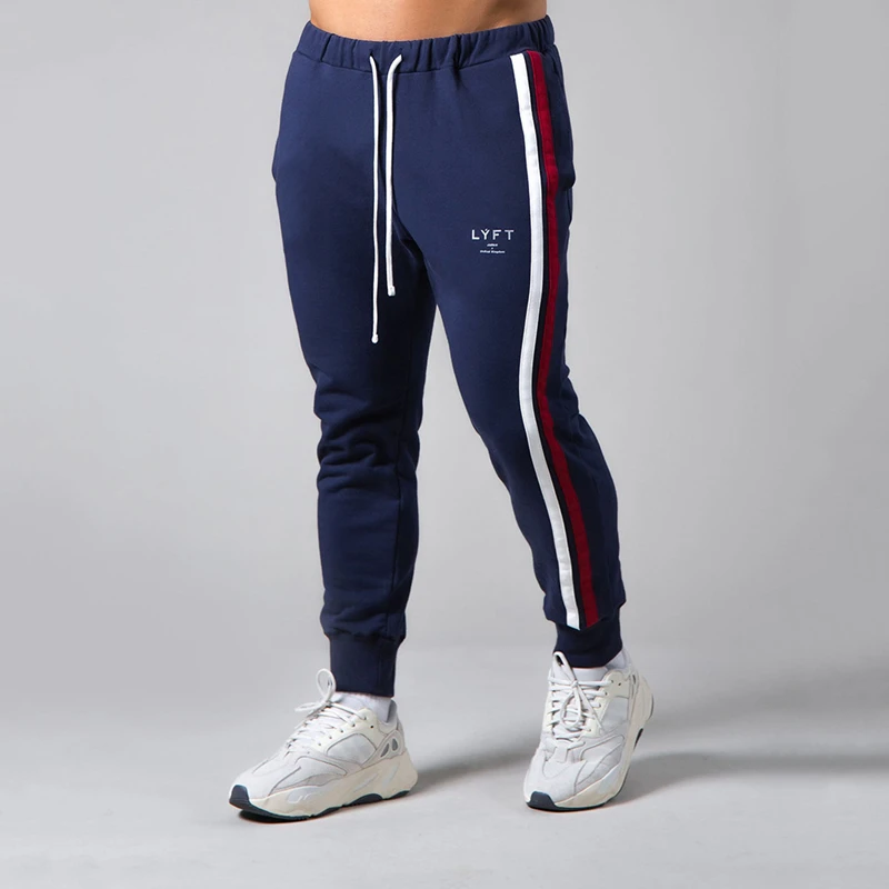 

Men's New Large Size Running Cotton Midwaist Pants Outdoor Fitness Training Stylish Simple All-Match Small Foot Sports Pants