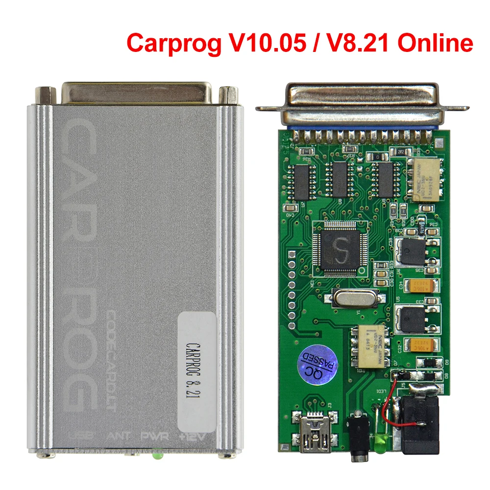 Auto repair tool CARPROG V10.05 V10.9 Or V8.21 Online Version programmer 74hc125 chip car prog With 21 Adapters in stock | Автомобили и