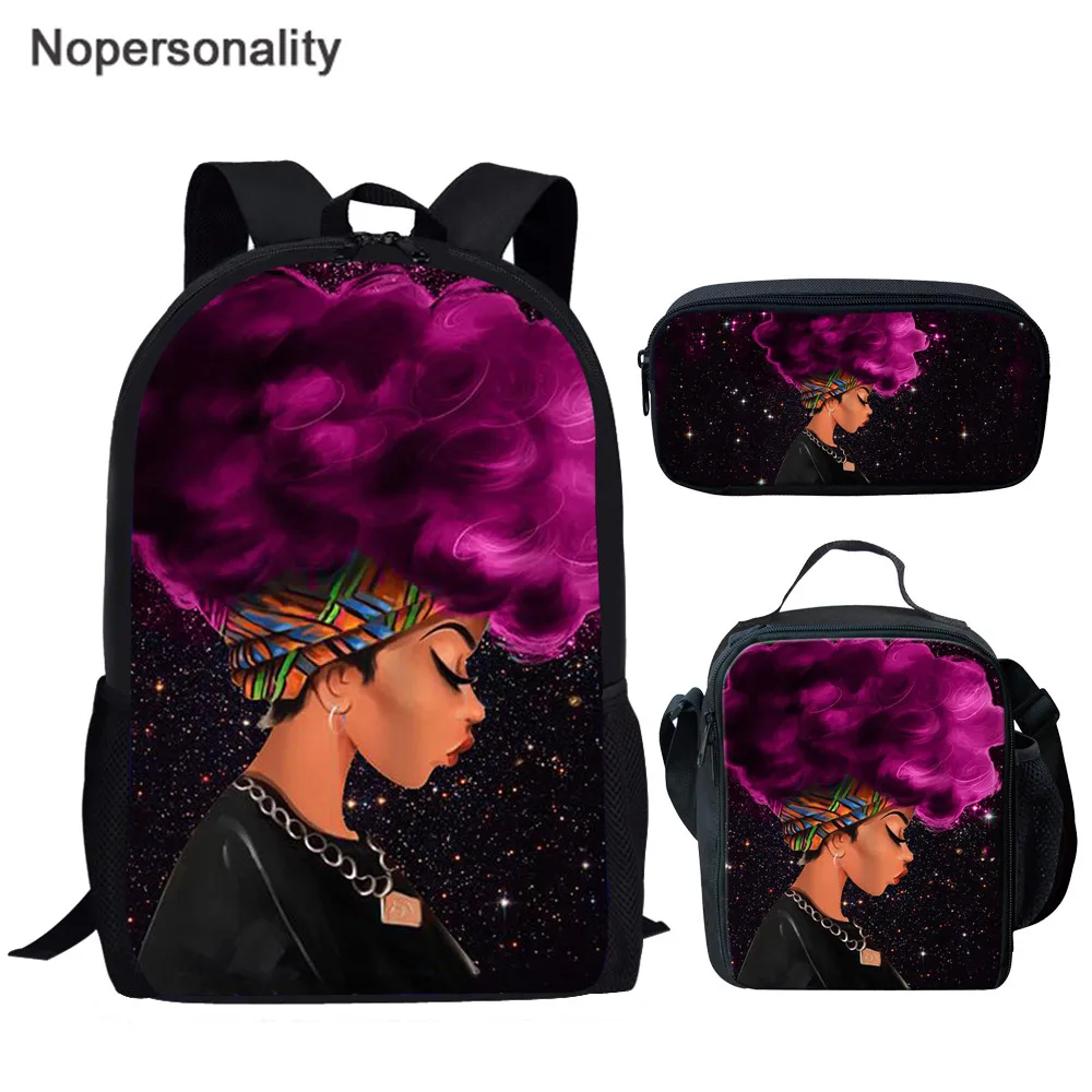 

3 шт., школьные сумки для девочек, в африканском стиле