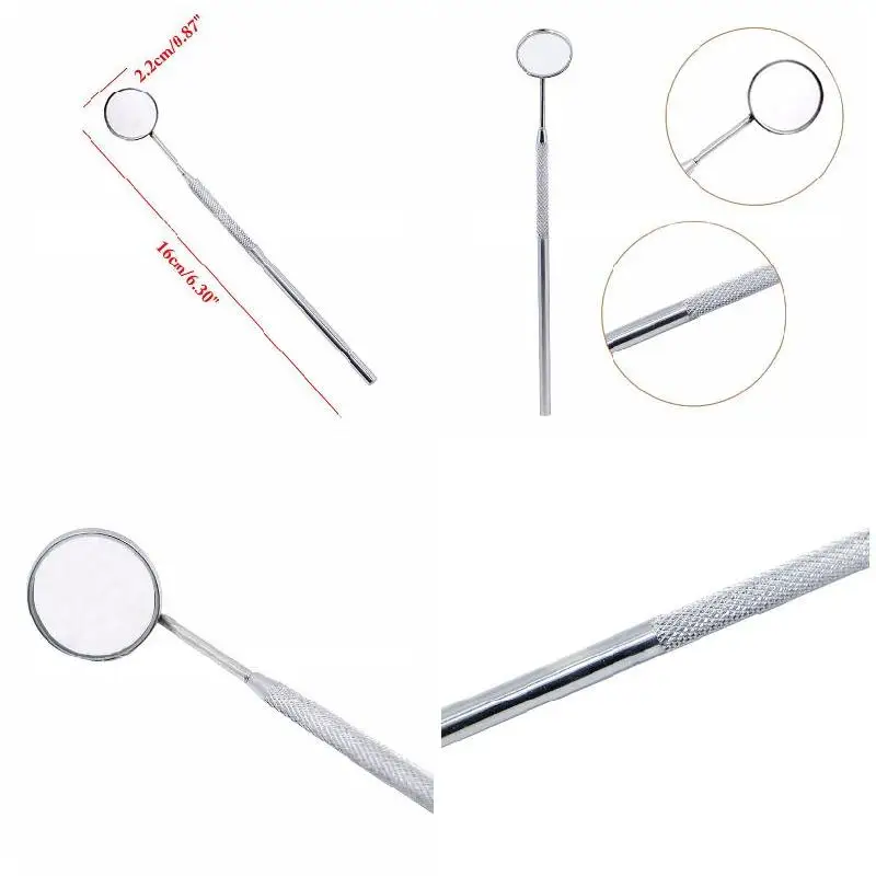 Проверка ресниц зеркало из нержавеющей стали съемные стоматологические зеркала