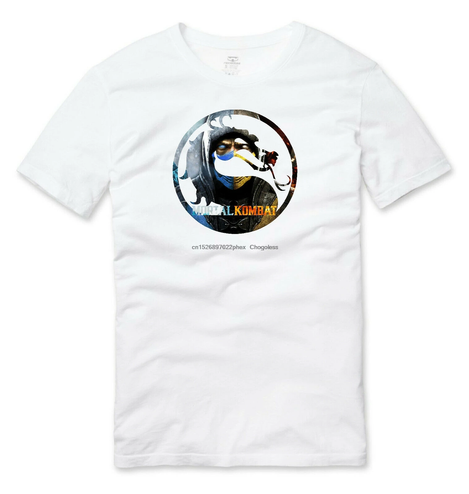 Белая игровая футболка Mortal Kombat | Мужская одежда