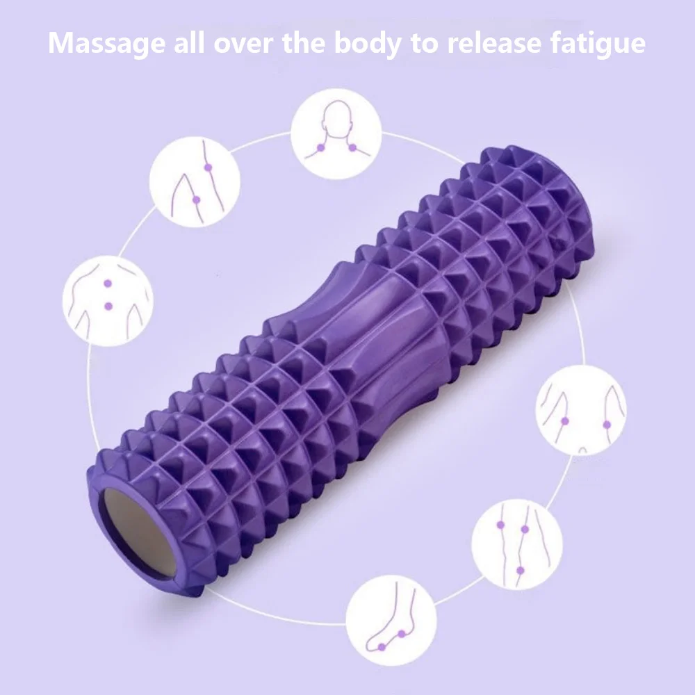 

4 in 1 Yoga Column Foam Yoga Pilates Fitness Foam Roller Sports Train Gym Massage Exercise Relax Foam Rolls Massage Ball