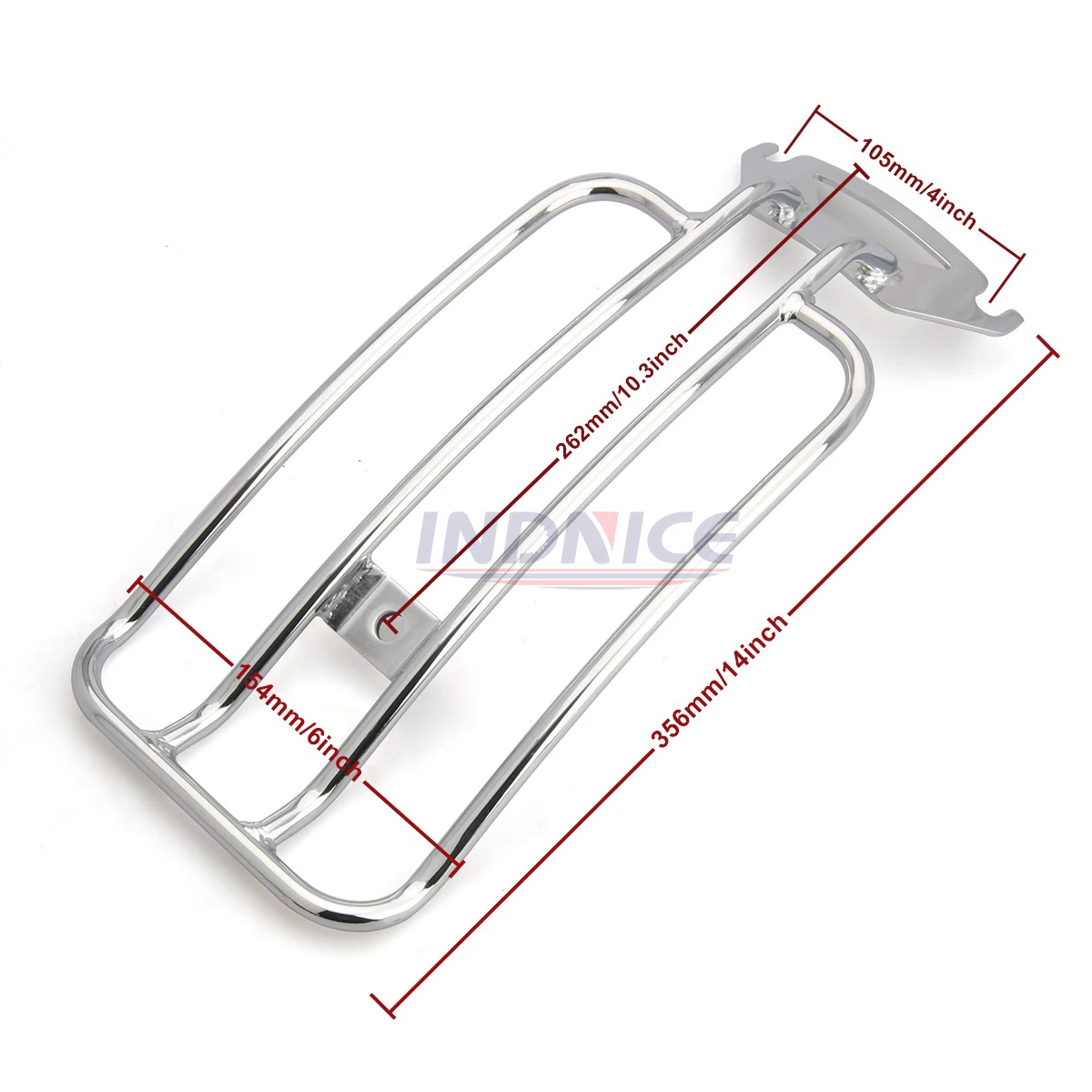 Стальной Хромированный багажный стеллаж для заднего крыла подходит harley Road King FLHR