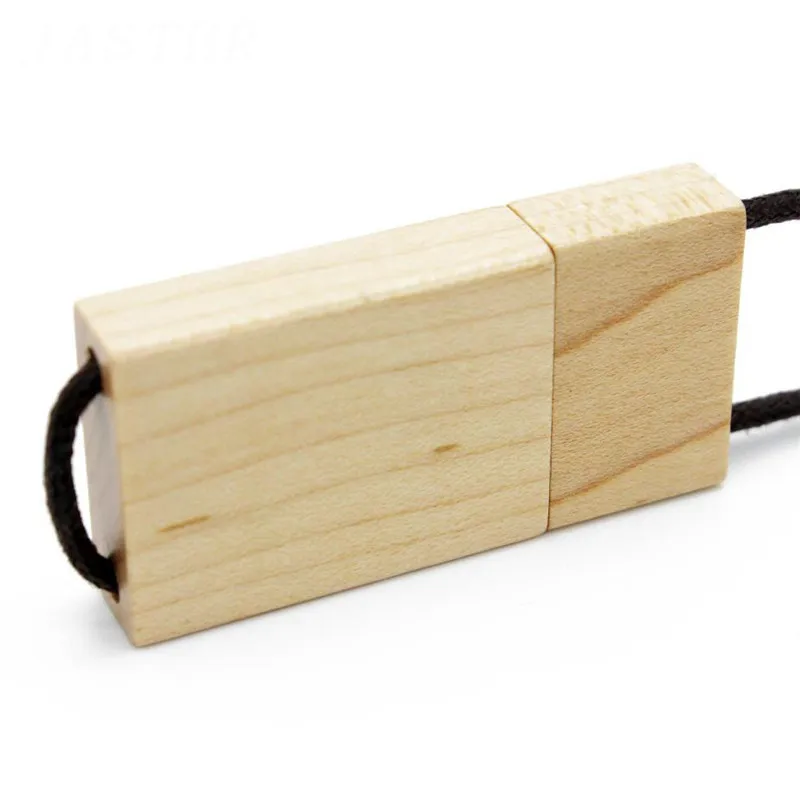 JASTER из натурального дерева орех usb+ Свадебная подарочная коробка usb флеш-накопитель 4 ГБ 8 ГБ 16 ГБ 32 ГБ 64 ГБ usb флешка - Цвет: Maple usb