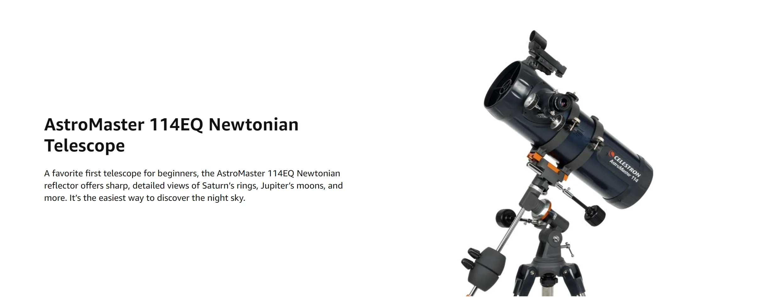 Телескоп Celestron AstroMaster 114EQ Newtonian Reflector астрономический телескоп для начинающих с полностью покрытым стеклом оптика регулируемый штатив