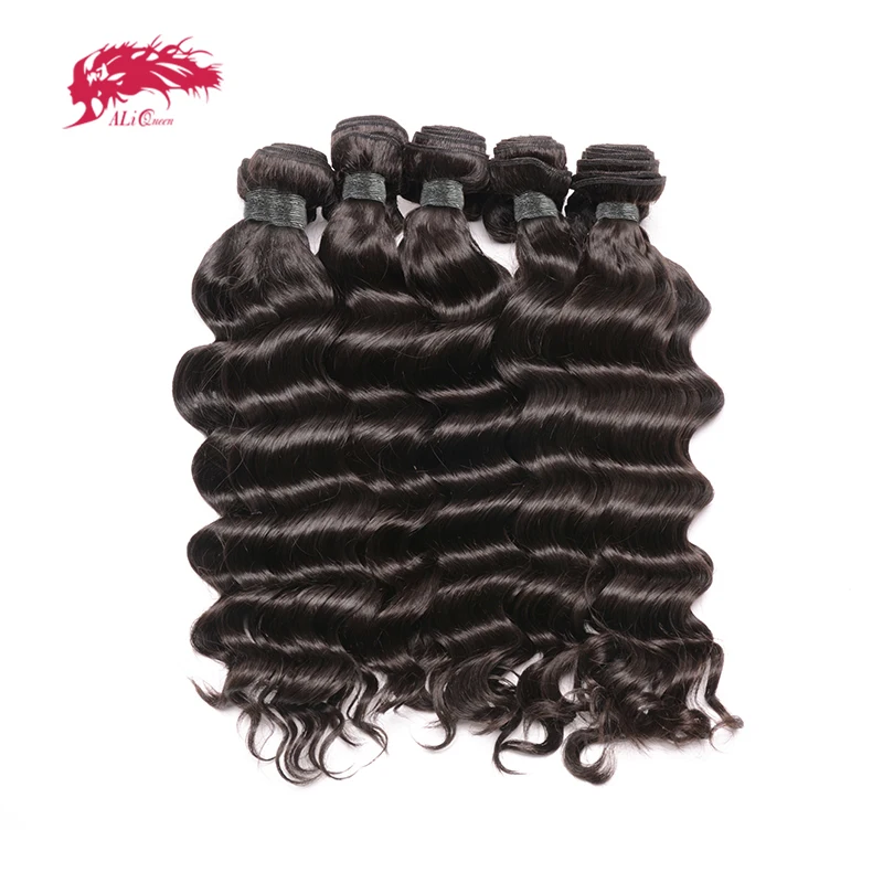 Али королева продукты волос перуанские волосы плетение пучки 10 шт./лот свободные