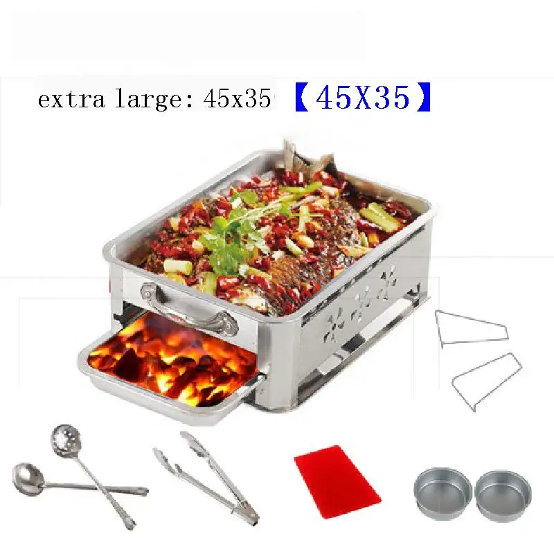 Портативный садовый гриль для барбекю Parrilla Portatil уличная тарелка морепродуктов
