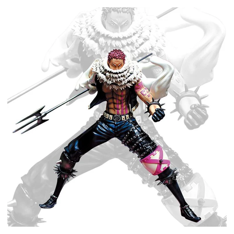 

New High Quality 26CM Anime One Piece Charlotte Katakuri PVC Action Figure Statue Collection Model Kids Toys Gift Table Games