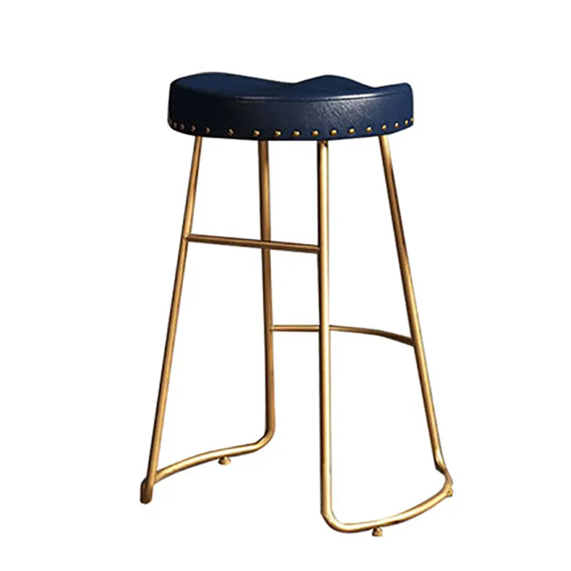 Барный стул в скандинавском стиле приставка для дома ретро из золотистого железа
