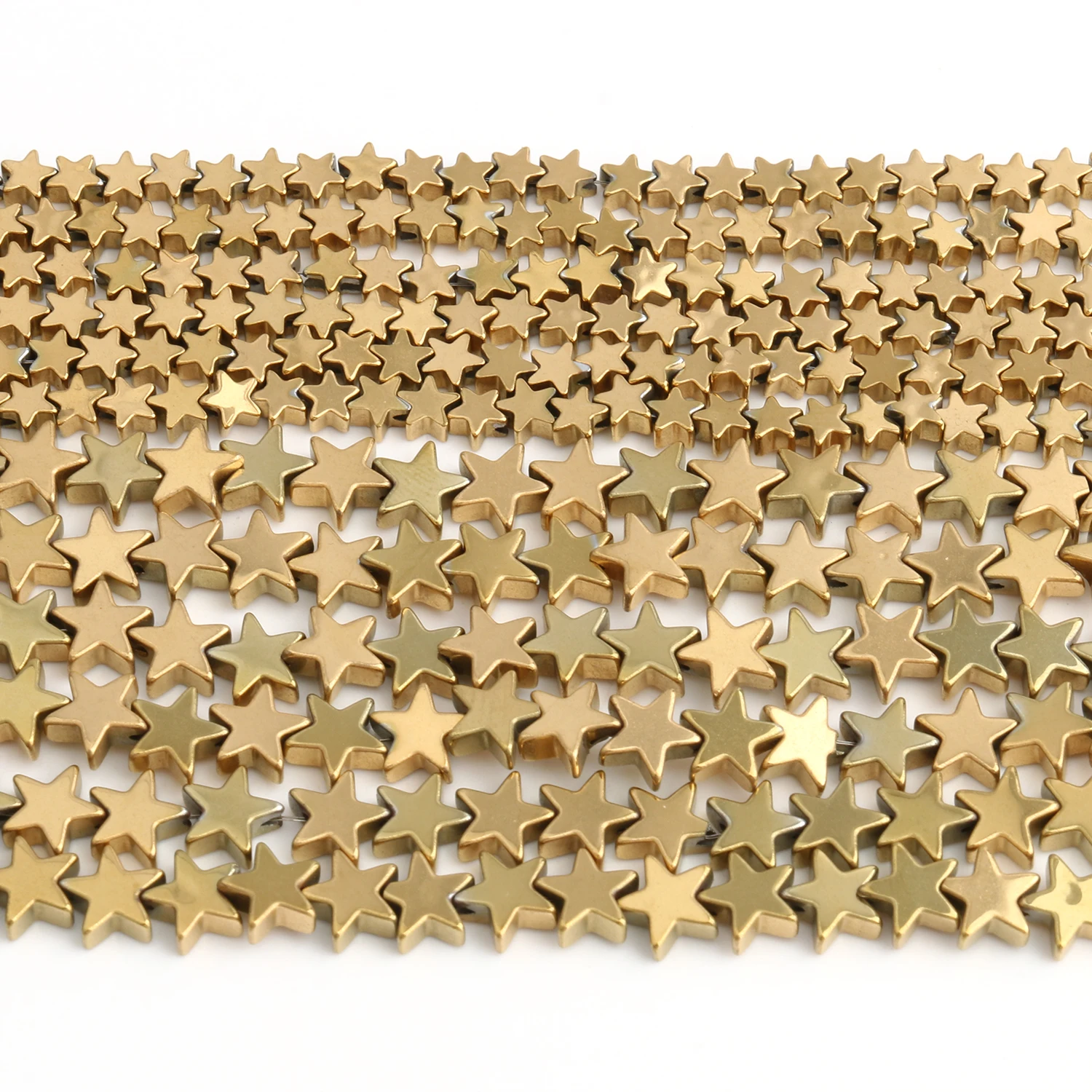 Бусины Из Гематита и натурального камня в форме звезды | Украшения аксессуары