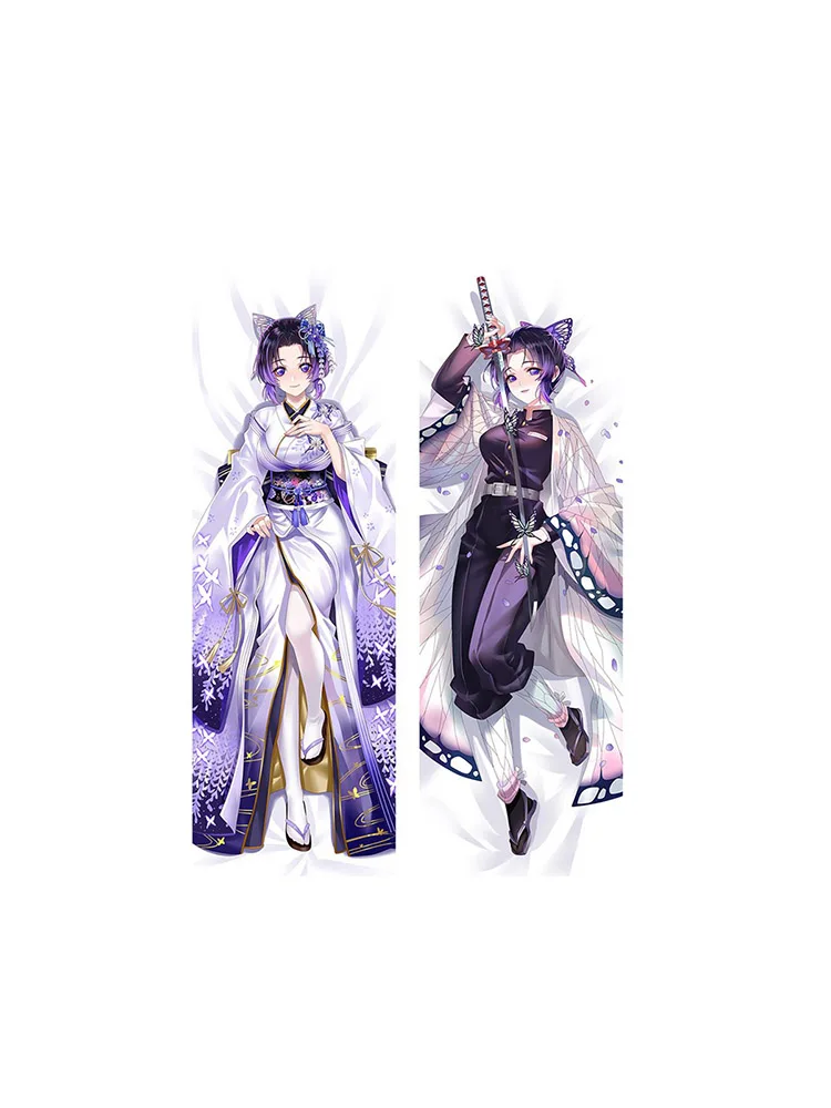 

Anime Girl Love Pillow Case Demon Slayer Butterfly Ninja Manga Dakimakura Kochou Shinobu Hugging Body Cushion Cover Otaku Gift