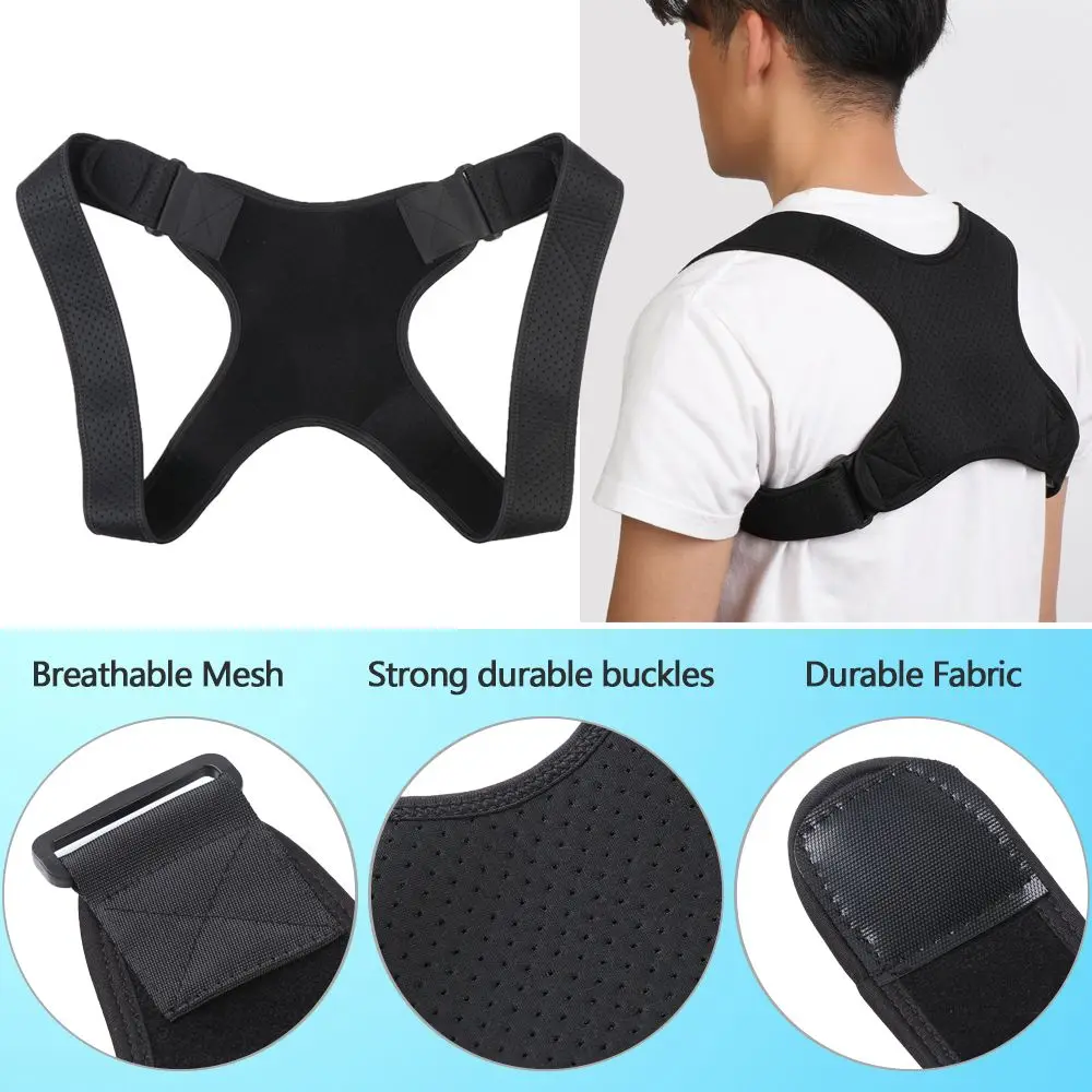 

Fitness Tools Bad Back Correction Lumbar Support Belt Body Brace Belt Back Shoulder Support Posture Corrector