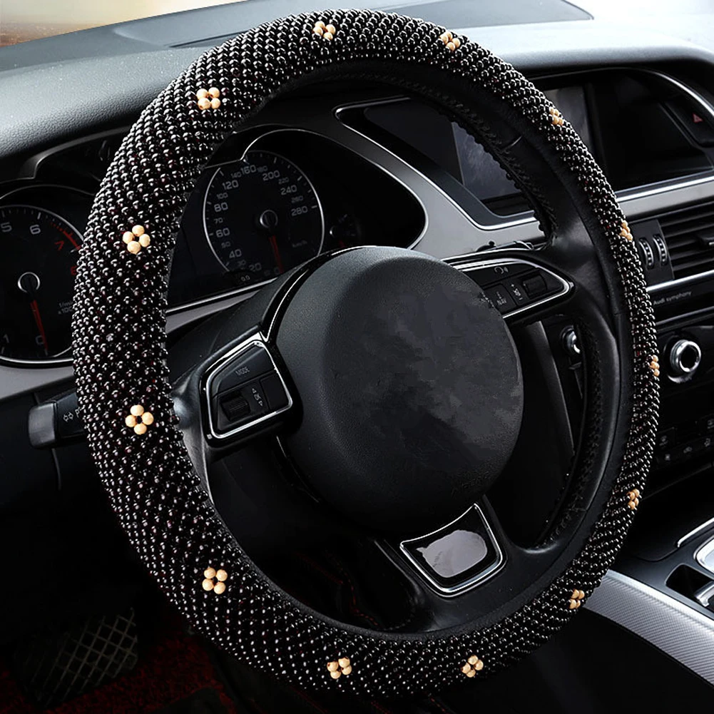 Универсальные Нескользящие дышащие Чехлы для руля 38 см|Чехлы на руль| |