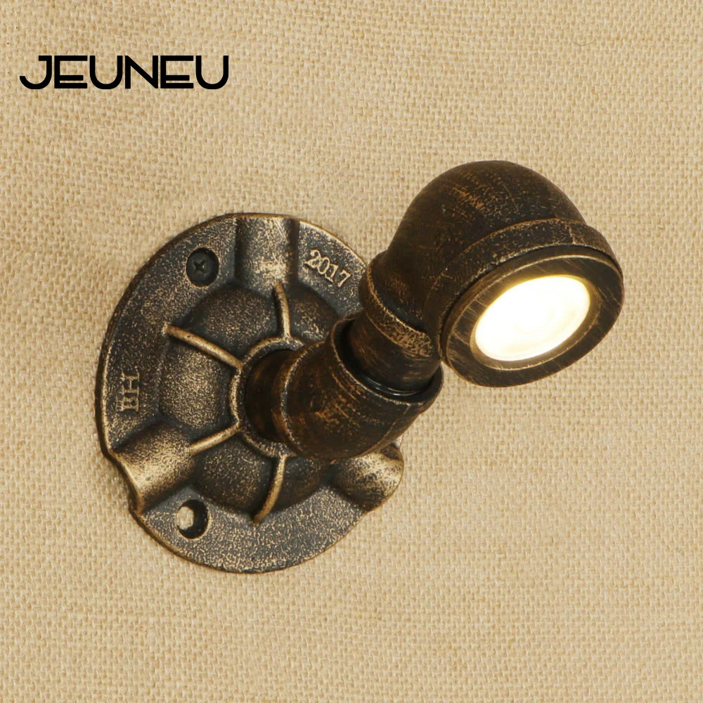 

Art Deco Country Wall Lamp LED Retro Industrial Iron Water Pipe Wall Light for Bedroom Living Room Hotel Path Cafe Restaurant