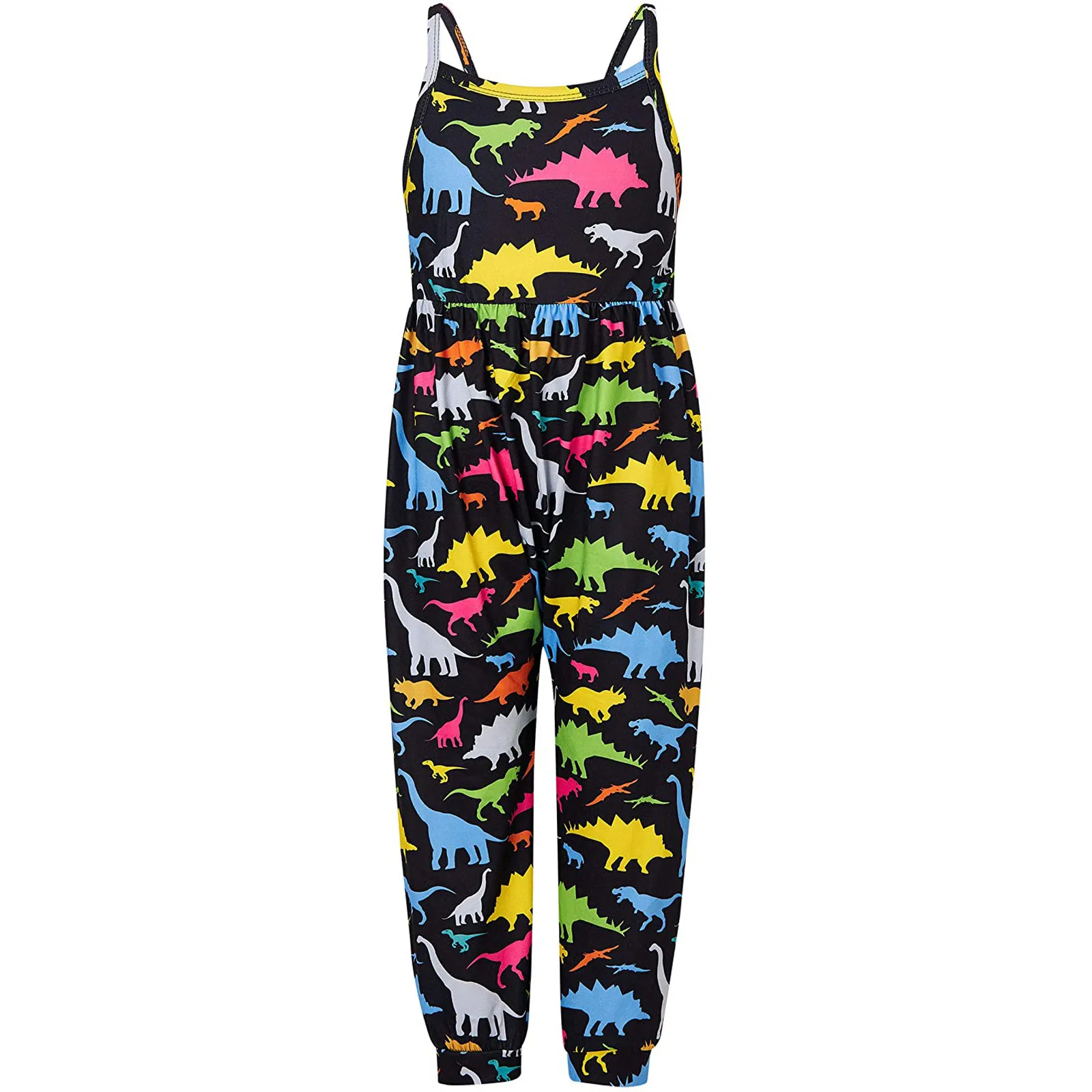 Детский комбинезон От 1 до 6 лет мультяшная Одежда для девочек цельная одежда