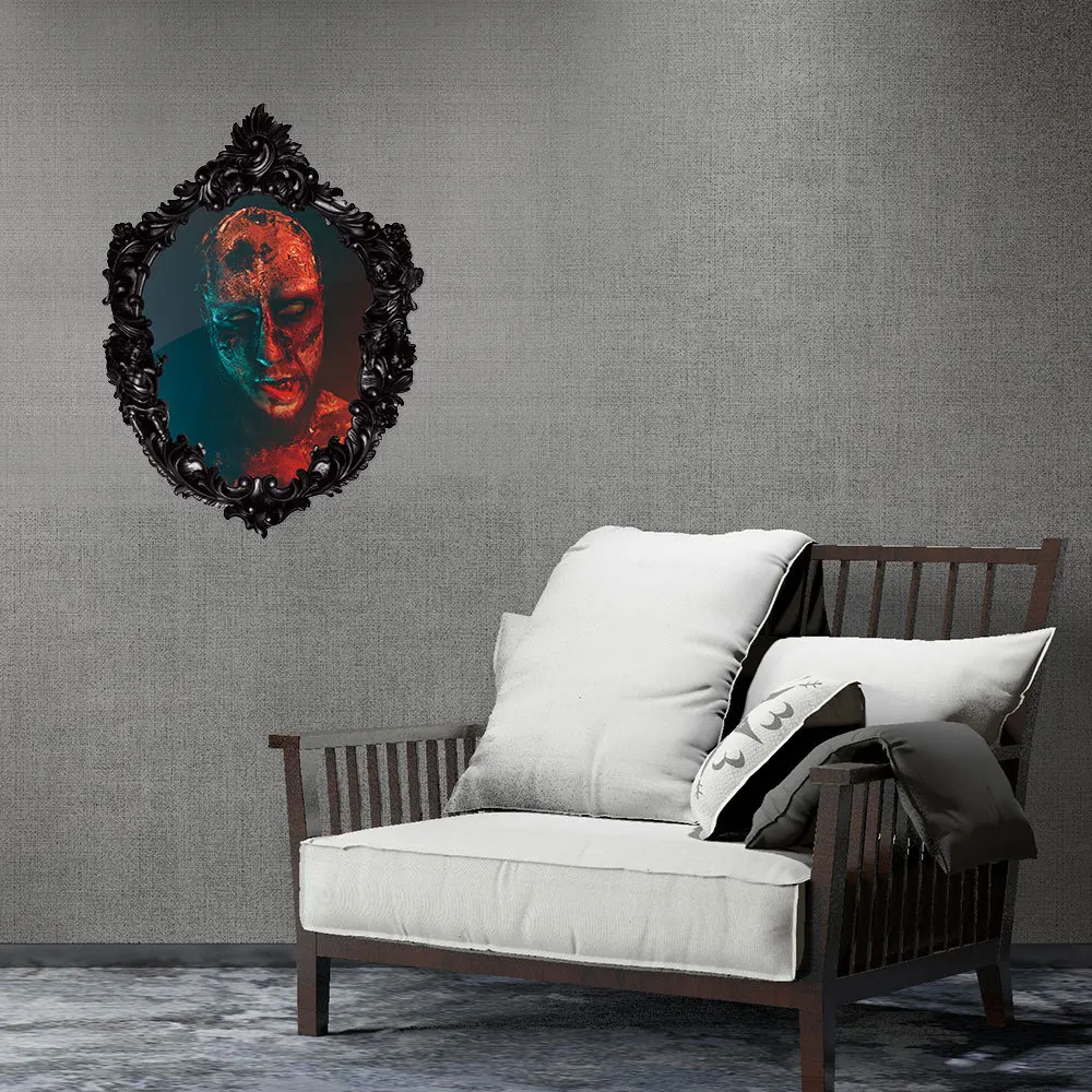 1 шт. наклейка на стену Хэллоуин ужас зомби креативная живопись для гостиной