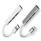 USB-концентратор Type C 3,1, 4 порта, OTG, USB 3,0