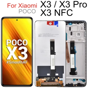 For Xiaomi Poco X3 NFC M2007J20CG LCD Display Touch Screen Assembly
Replacement For Poco X3 Pro MZB07Z0IN M2102J20SG LCD