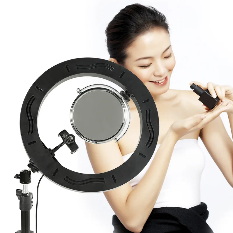 14 дюймов с регулируемой яркостью для телефона селфи кольцевой светильник