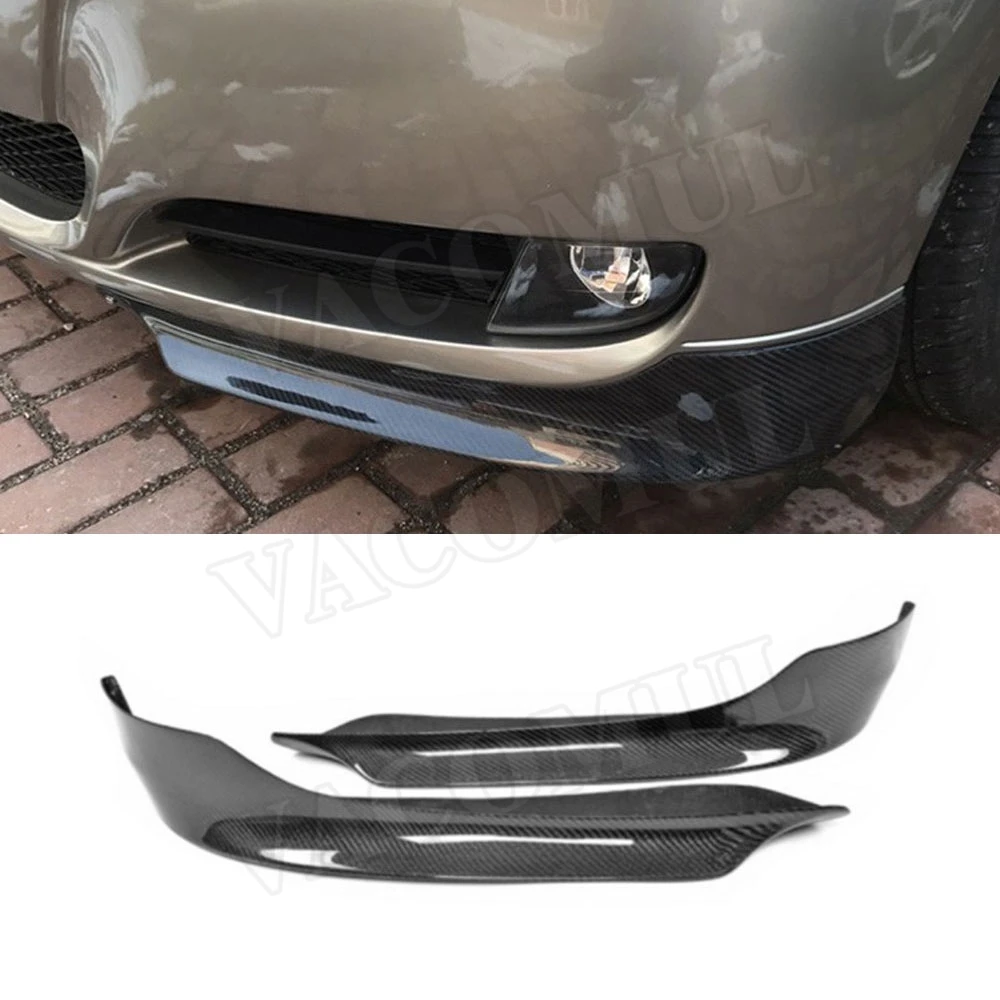 Углеродное волокно для автомобиля Передние Губы разветвители закрылки фартуки