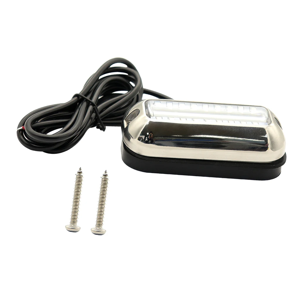 

Underwater Boat LED Lights, 27 LEDS High Brightness Marine Boat Lamp, 316 Stainless Steel