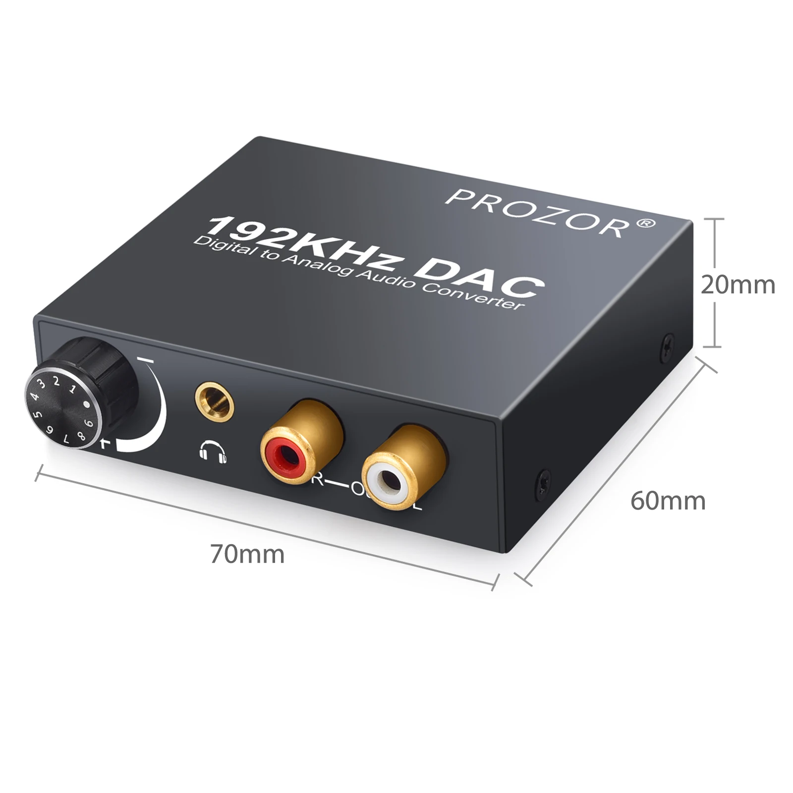 Цифровой аудиопреобразователь proзор DAC RCA 3 5 мм выход с регулировкой громкости L/R
