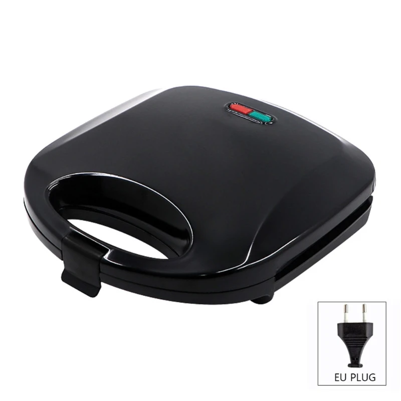 

Electric Mini Sandwich Waffle Maker Portable Non-Stick Coating US/EU Plug Baking A0NC