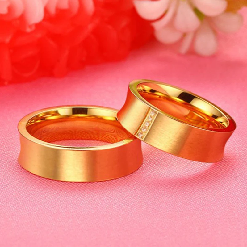 7 мм ширина Alliance обручальное кольцо для женщин и мужчин качество нержавеющая