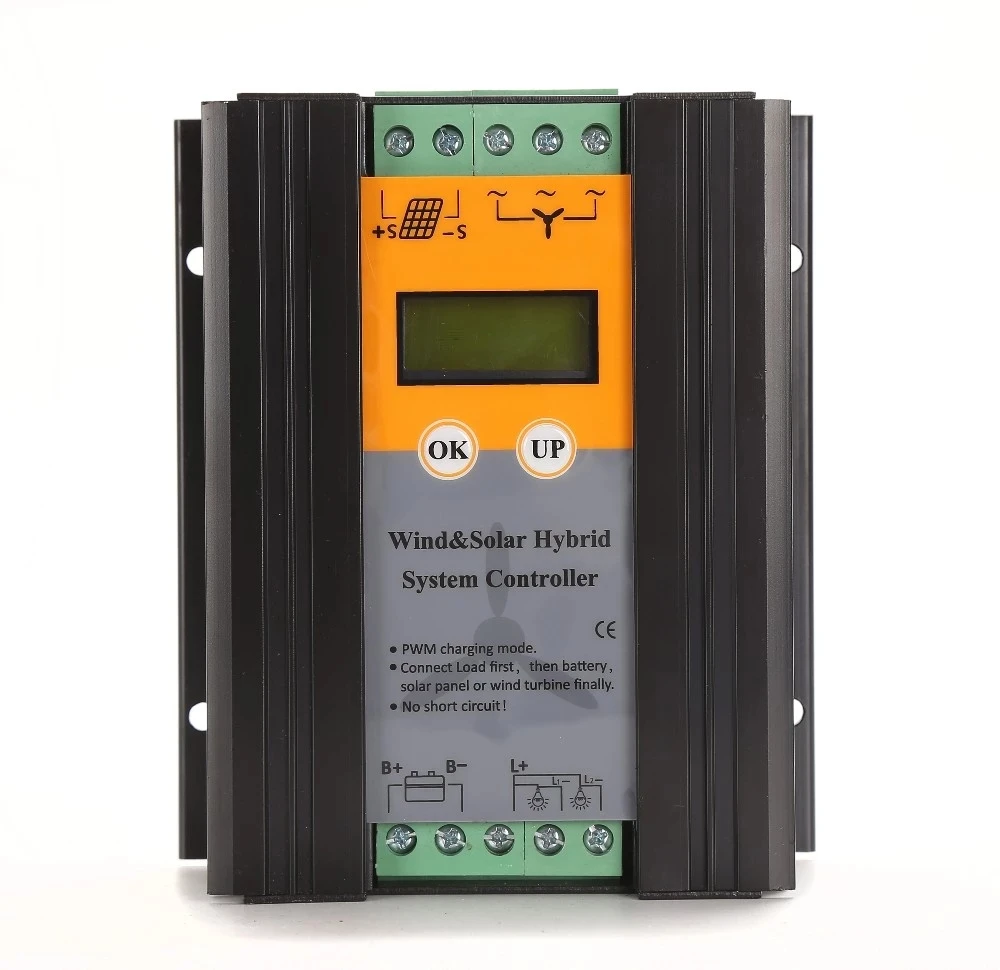 Уличный светильник ветряная солнечная гибридная система контроллер заряда 300 Вт