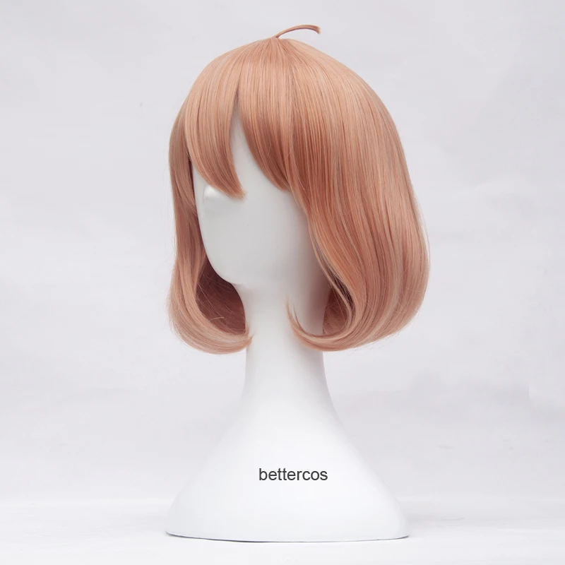 Kyokai no Kanata) Костюм косплей костюм Kuriyama Mirai парики короткие оранжевый розовый