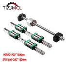 2 шт. HGR20 линейные квадратные направляющие рельсы + 4 шт. HGH20CA каретка + SFU1605 RM1605 шариковый винт + BKBF12 концевая опора + муфта + Корпус с гайки ЧПУ