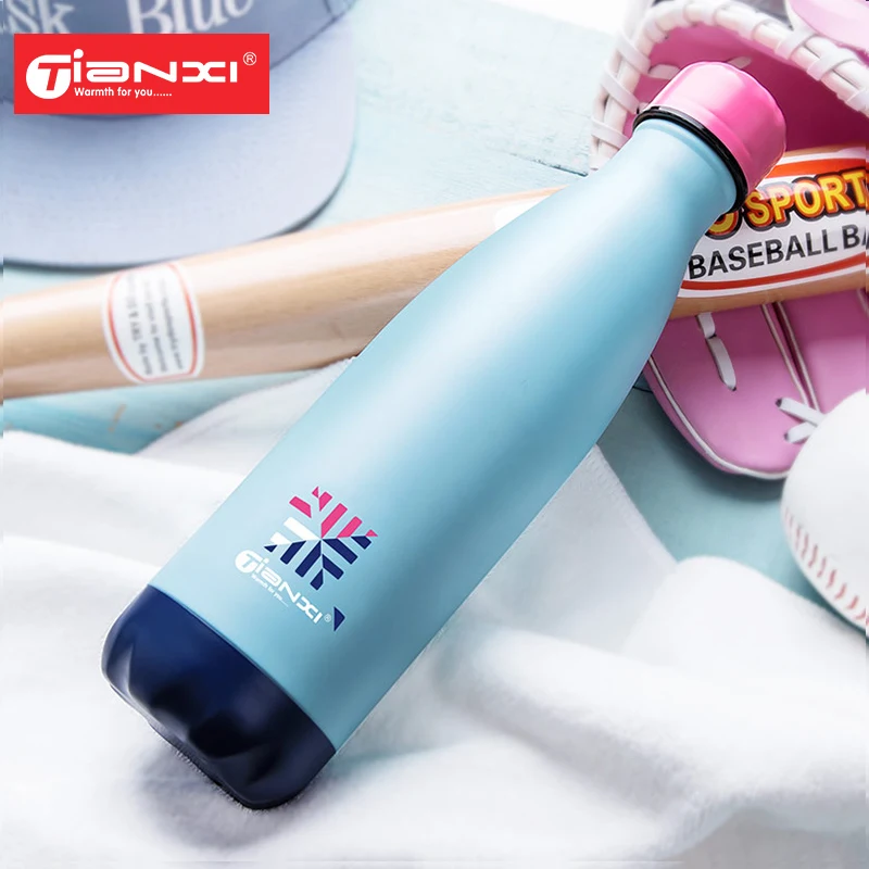 TIANXIThermos бутылка термосы с двойными стенками из нержавеющей стали Спортивная для