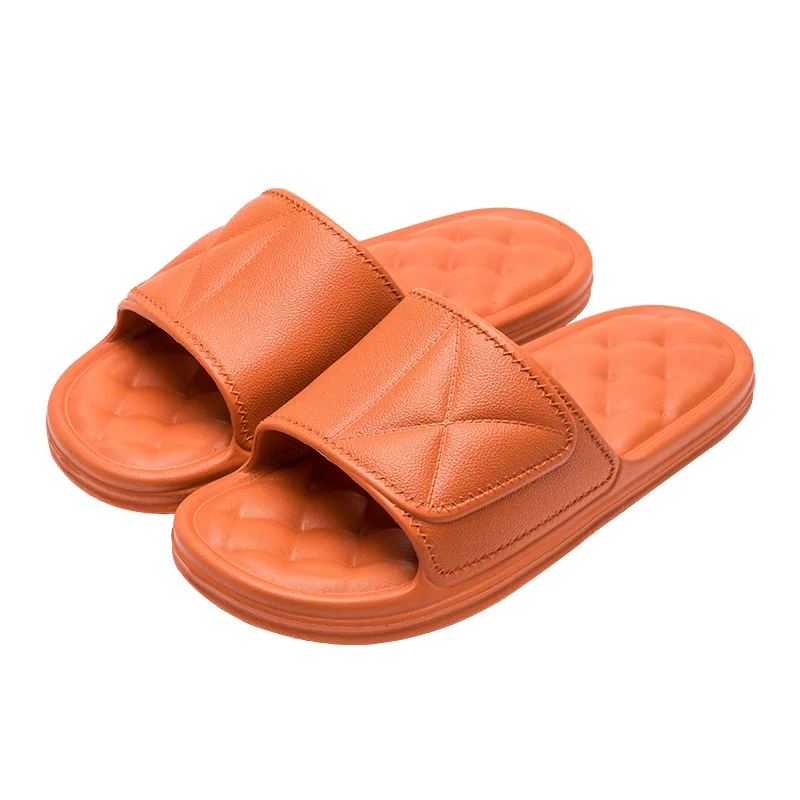 

Summer sandals women's household sense of stepping on excrement deodorant soft bottom slippers antiskid bathroom bath couple