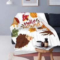 hello autumn permite disfrutar de la manta colcha de cama a cuadros manta de muselina colchas de verano