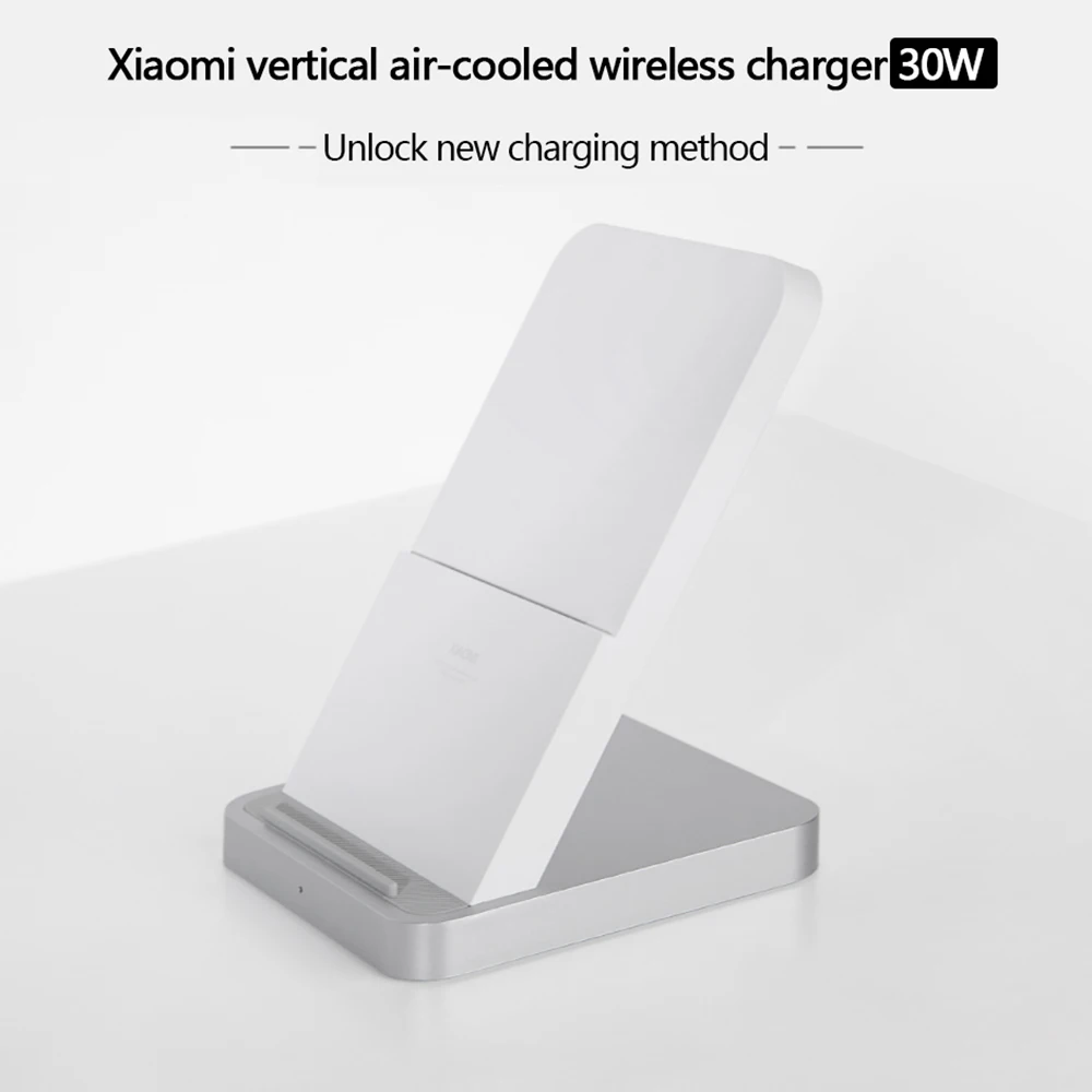 В наличии Оригинальное вертикальное Беспроводное зарядное устройство Xiaomi с