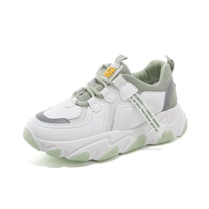 

2021 New Spring Fashion All-match Women's Sneakers High-top Sports Increase Platform Casual Shoes Outdoor Couple Sport Shoes