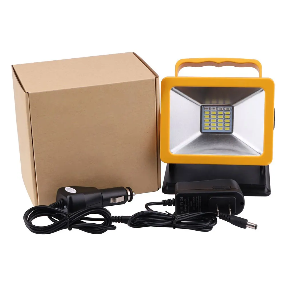 

15W Portable Rechargeable LED Work Light with Magnetic Base Waterproof Searchlight Spotlights Flashlight Outdoor Emergency Light