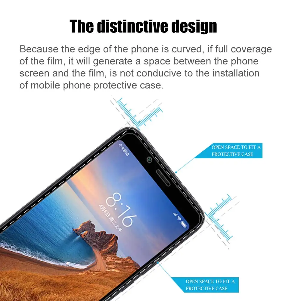Закаленное стекло 9H HD для Xiaomi Redmi 4X 4A для Redmi Note 5A prime Note 4 5 6 Pro 7 4X 6A 7A 8 Защитная пленка для экрана