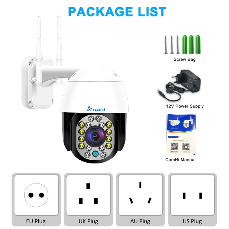 Купольная камера видеонаблюдения ptz водонепроницаемая наружная безопасности 2