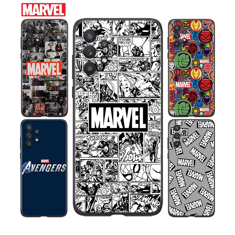

Marvel Logo Avengers For Samsung A91 A72 A71 A52 A51 A42 A41 A32 A31 A22 A21S A12 A11 A03 A02S A01 4G 5G Phone Case