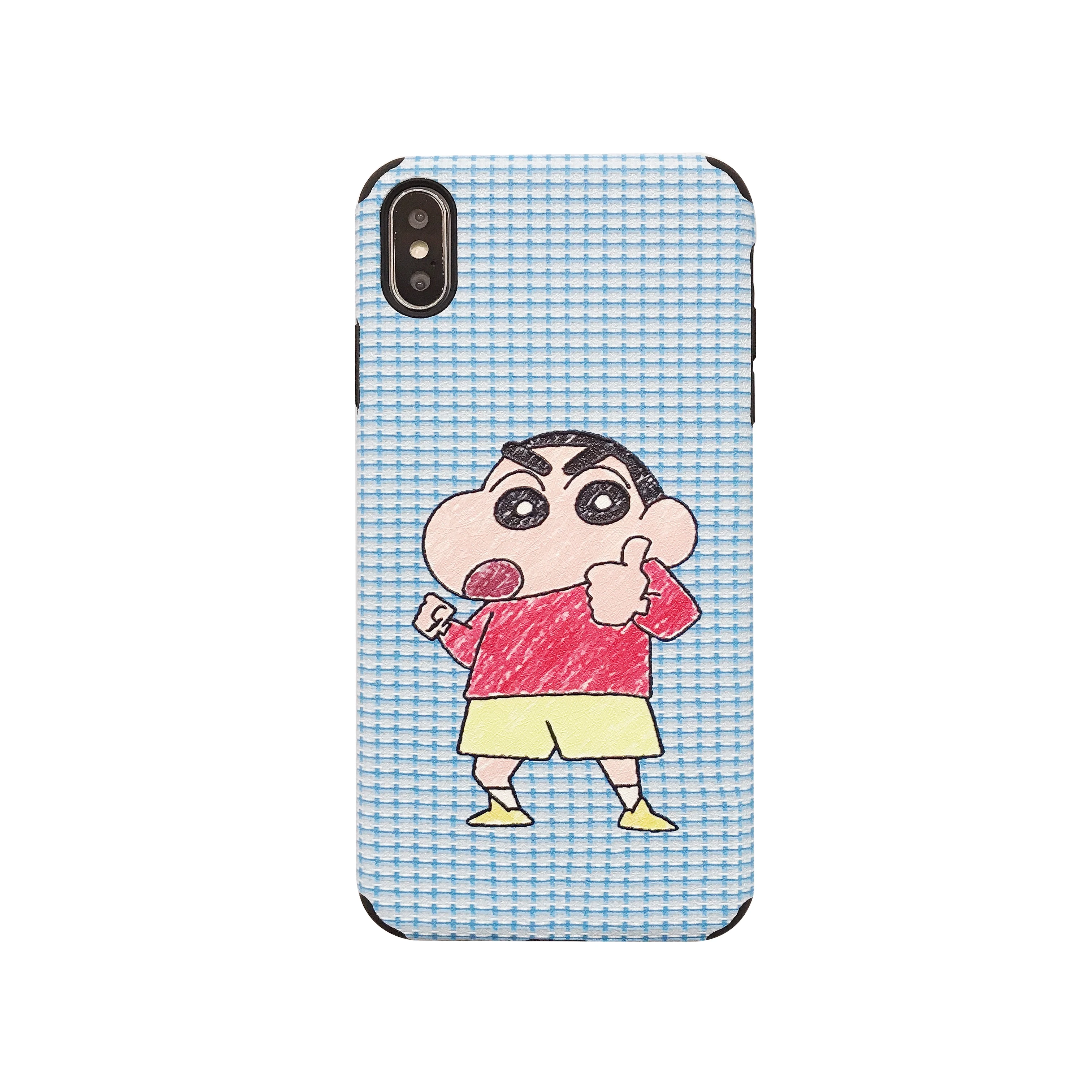 Шнурок для ожерелья милый японский мультфильм 3D рельеф Crayon Shinchan чехол iPhone X 8 7 6 6s