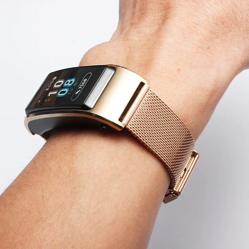 

Milanese band watch straps for huawei B2 B3 B5 smart bracelet wearable sports wristband 15 16 18mm free shipping stainless steel