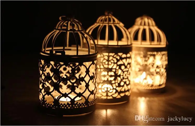 

New Arrival Romantic Wedding Favours Iron Lantern Candle Holder For Wedding Table Decorations Supplies Free Shipping