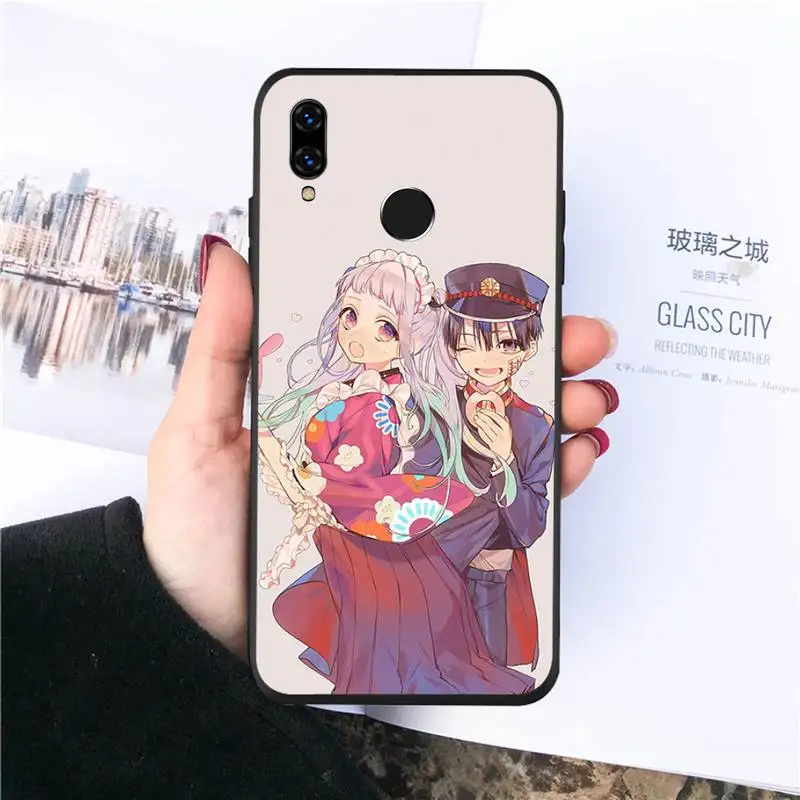 

Hanako-kun Japan anime Phone Case For Huawei honor Mate P 10 20 30 40 i 9 8 pro x Lite smart 2019 nova 5t shell funda coque