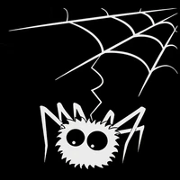 Car Sticker Funny Spider Web Halloween Sticker Window Sticker Blacksilver PVC13613CM