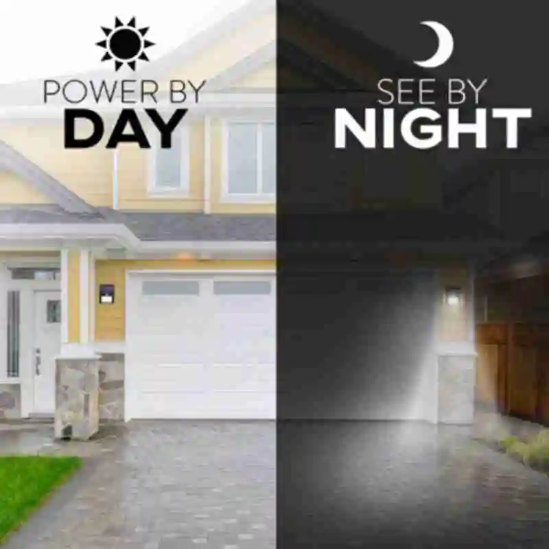 

Fashion Motionsensor Solar Led Light 20 Led ABS Material Hanging Wall Light for Garden Black Color