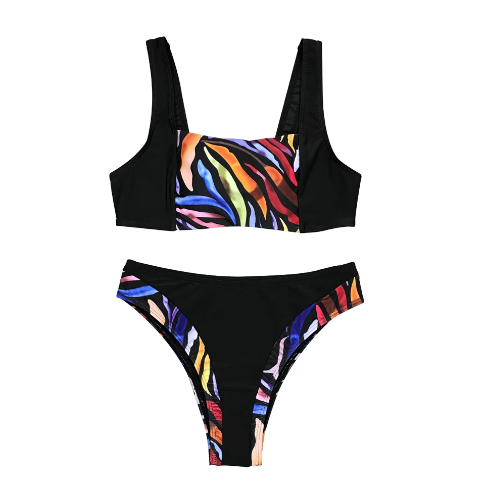 

Summer Beachwear Swimming Bikini Women Sexy Pleated Cut-Out Push Up Swimsuit Female Bikini Women Biquini Swim Suit