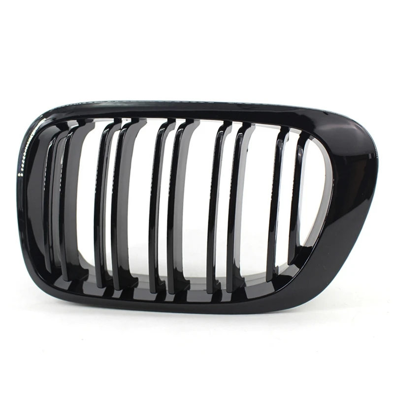 Пара глянцевая черная двойная оправа решетка M Стиль модифицированный лак для