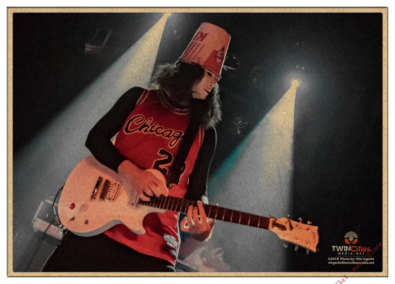 Buckethead бочки старшего брата гитара Рок музыка искусства ретро винтажный постер из